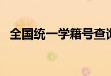 全國統(tǒng)一學(xué)籍號查詢方法（學(xué)籍號怎么查）