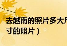 去越南的照片多大尺寸（越南簽證需要什么尺寸的照片）