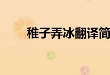 稚子弄冰翻譯簡短（稚子弄冰翻譯）