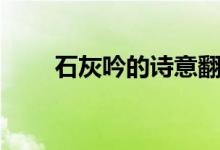 石灰吟的詩(shī)意翻譯（石灰吟的詩(shī)意）