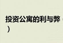 投資公寓的利與弊（投資公寓的利與弊是什么）