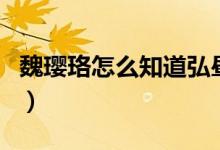 魏瓔珞怎么知道弘晝是兇手（魏瓔珞怎么死的）