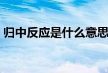 歸中反應是什么意思(歸中反應是什么意思)