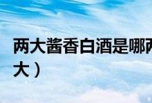 兩大醬香白酒是哪兩個（兩大醬香白酒是哪兩大）