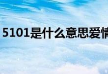 5101是什么意思愛情（510是什么愛情意思）