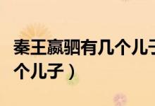 秦王嬴駟有幾個(gè)兒子（秦國(guó)歷代國(guó)君贏駟有幾個(gè)兒子）