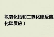 氫氧化鈣和二氧化碳反應(yīng)是復(fù)分解反應(yīng)嗎（氫氧化鈣和二氧化碳反應(yīng)）