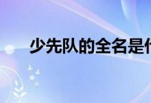 少先隊(duì)的全名是什么（少先隊(duì)的來(lái)歷）
