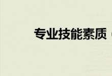 專(zhuān)業(yè)技能素質(zhì)（專(zhuān)業(yè)技能怎么寫(xiě)）
