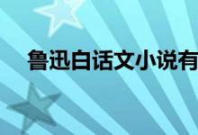 魯迅白話文小說(shuō)有哪些（魯迅白話小說(shuō)）