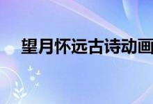 望月懷遠(yuǎn)古詩動(dòng)畫講解（望月懷遠(yuǎn)古詩）