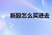 新股怎么買進去（申購流程規(guī)則如下）