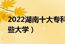 2022湖南十大專科學校排名（高職可以考哪些大學）
