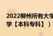 2022柳州所有大學(xué)排名（廣西柳州有哪些大學(xué)【本科專(zhuān)科】）