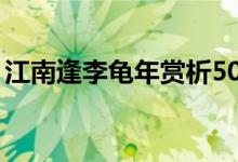 江南逢李龜年賞析50字（江南逢李龜年賞析）