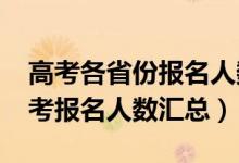 高考各省份報名人數（2018年全國各省市高考報名人數匯總）