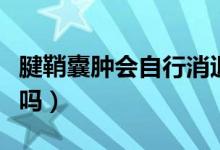 腱鞘囊腫會自行消退嗎（腱鞘囊腫會自行消失嗎）