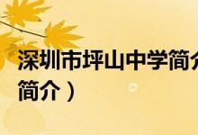 深圳市坪山中學簡介（關于深圳市坪山中學的簡介）