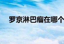 羅京淋巴瘤在哪個(gè)部位（這個(gè)你要了解）