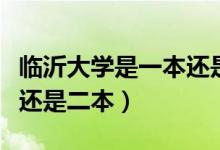 臨沂大學(xué)是一本還是二本院校(臨沂大學(xué)一本還是二本)