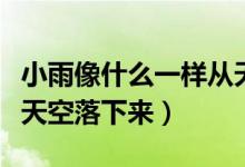 小雨像什么一樣從天空落下（小雨點(diǎn)像什么從天空落下來(lái)）