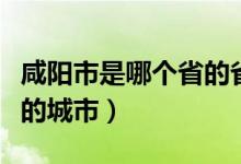 咸陽市是哪個(gè)省的省會(huì)城市（咸陽市是哪個(gè)省的城市）