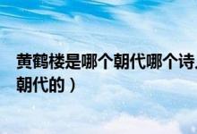 黃鶴樓是哪個(gè)朝代哪個(gè)詩(shī)人寫(xiě)的（黃鶴樓的作者是誰(shuí)是哪個(gè)朝代的）