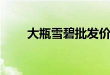 大瓶雪碧批發(fā)價(jià)（大瓶雪碧多少升）