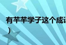 有芊芊學(xué)子這個(gè)成語(yǔ)嗎（有芊芊學(xué)子這個(gè)詞嗎）