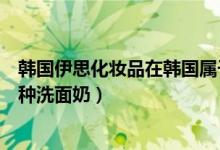 韓國伊思化妝品在韓國屬于什么檔次（韓國伊思化妝品有幾種洗面奶）