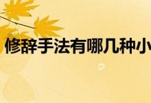 修辭手法有哪幾種小學（修辭手法有哪幾種）