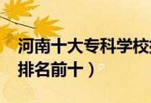 河南十大?？茖W(xué)校排名2022（高職高專院校排名前十）