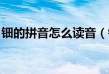 鈿的拼音怎么讀音(鈿讀什么音 是什么意思)