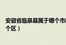 安徽省臨泉縣屬于哪個市郵編（安徽省臨泉縣屬于哪個市哪個區(qū)）