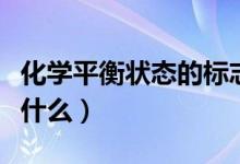 化學(xué)平衡狀態(tài)的標(biāo)志（化學(xué)平衡狀態(tài)的標(biāo)志是什么）