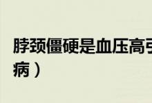 脖頸僵硬是血壓高引起的嗎（脖頸僵硬是什么?。?class=
