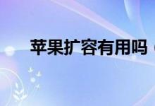 蘋果擴(kuò)容有用嗎（蘋果擴(kuò)容有影響嗎）