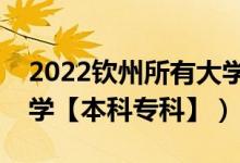 2022欽州所有大學(xué)排名（廣西欽州有哪些大學(xué)【本科?？啤浚?class=