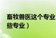 畜牧獸醫(yī)這個(gè)專業(yè)（2022畜牧獸醫(yī)類包括哪些專業(yè)）