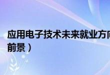 應(yīng)用電子技術(shù)未來(lái)就業(yè)方向（2022應(yīng)用電子技術(shù)就業(yè)方向及前景）