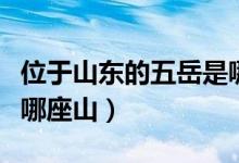 位于山東的五岳是哪個山（五岳在山東的山是哪座山）