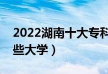2022湖南十大?？茖W(xué)校排名（高職可以考哪些大學(xué)）