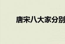 唐宋八大家分別是誰（唐朝有幾位）