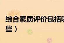綜合素質評價包括哪五個方面（評價內容有哪些）