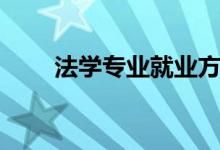法學(xué)專業(yè)就業(yè)方向（法學(xué)專業(yè)描述）