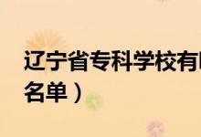 遼寧省專(zhuān)科學(xué)校有哪些（2022最新高職院校名單）