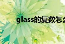 glass的復(fù)數(shù)怎么寫（glass的復(fù)數(shù)）
