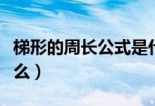 梯形的周長(zhǎng)公式是什么（梯形的周長(zhǎng)公式是什么）