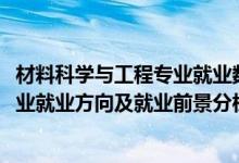 材料科學與工程專業(yè)就業(yè)數據分析（2022材料科學與工程專業(yè)就業(yè)方向及就業(yè)前景分析）