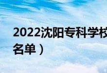 2022沈陽(yáng)?？茖W(xué)校有哪些（最好的高職院校名單）
